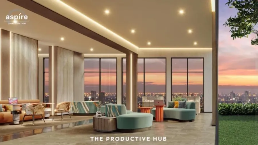 Selling down payment Aspire Onnut Station, 20th floor, good project, complete common area, reserve now, don't miss out.