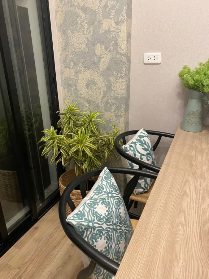 Urgent sale!! Condo Niche Mono Sukhumvit-Bearing, 29th floor, Chao Phraya River view. The room is beautifully decorated. Don't miss it!!