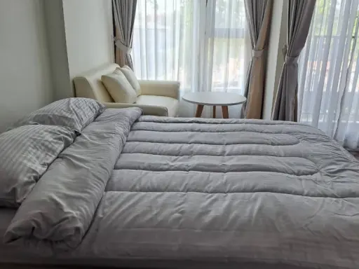 For rent: The Origin Ramintra 83 Station, beautiful view, peaceful view, like being in your own home, very complete equipment in the room, if you're s