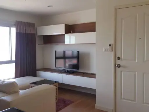 Condo for sale Lumpini Ville Chaengwattana, Pak Kret, corner room, next to the balcony, 180 degree view full river view