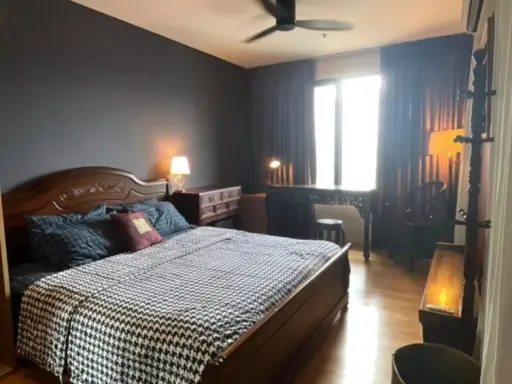 Condo for rent, Villa Asoke, large room, comfortable, usable area worth it, if you miss it, you will regret it later.