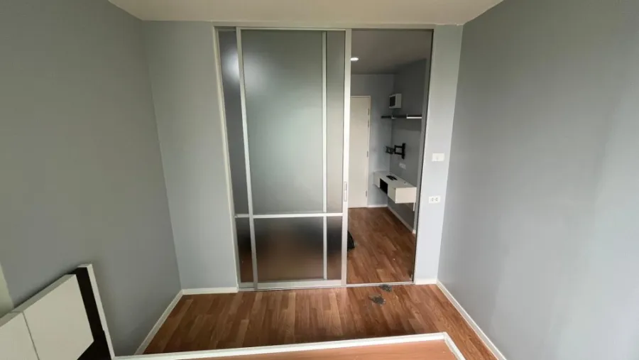 Condo for rent, Lumpini Ville Nakhon In-River View, Building B, 7th floor, furnished room, ready to move in Hurry up to reserve.