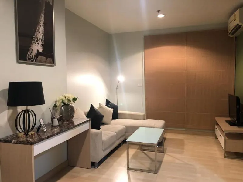 For rent Rhythm Ratchada, beautiful room New interior, 1 bedroom, fully furnished, happy atmosphere, hurry up, don't miss it!