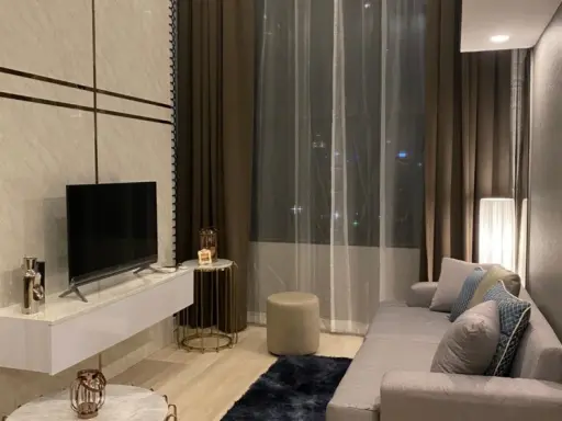 For sale, Knightsbridge Prime Sathorn, 27th floor, beautiful view, corner room, decorated in modern luxury style, book now, don't miss it.