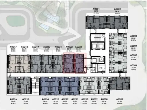 Selling down payment, Modiz Avantgarde, 5th floor, 1 bedroom, good view, nice project. If you don't reserve, you'll miss out a lot. images
