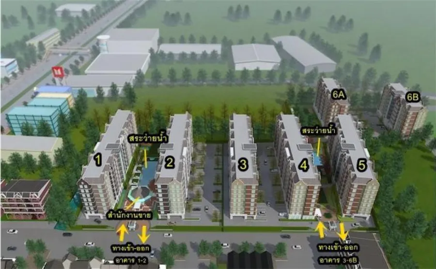 ขาย ทิวลิป สแควร์ อ้อมน้อย, 2 ห้องนอน เฟอร์ครบพร้อมอยู่ จองเลย !!