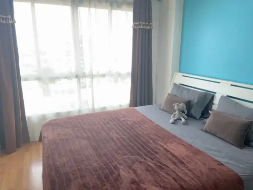 For rent, Lumpini Place Ratchayothin, 10th floor, Elephant Building view, very good atmosphere. Fully decorated If you miss it, you'll regret it.
