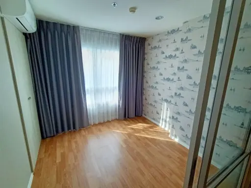 Sale Lumpini Ville Nakhon In-River View 1 bedroom, 1 bathroom, next to the most livable wallpaper Book now