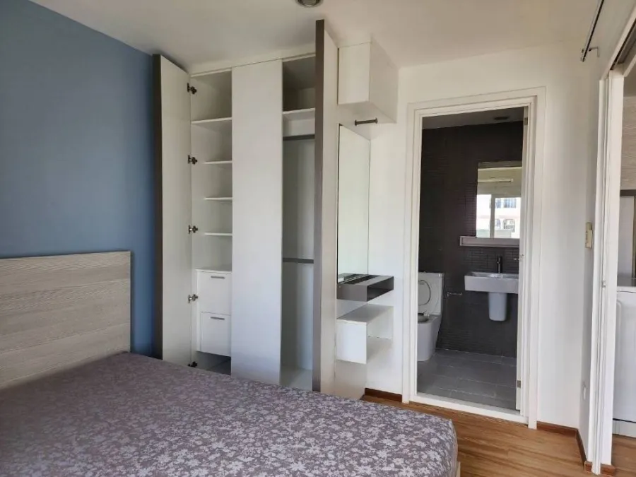 Condo for rent, The Key Chaloem Phrakiat Rama IX, newly renovated room, fully furnished, easy to travel, don't wait.