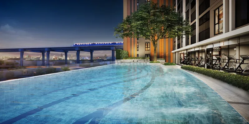 ขายคอนโด เดอะ ไพรเวซี่ ท่าพระ อินเตอร์เชจน์ 1 bedroom ชั้น 14 วิวรถไฟฟ้า ชั้นสูงปลอดโปร่ง รีบมาซื้อ