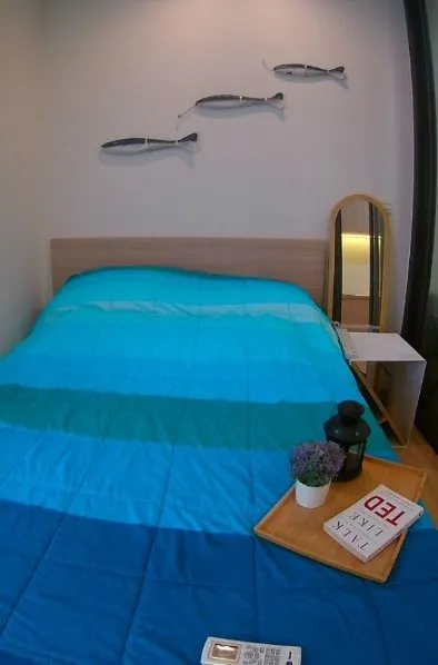 For Sale/Rent!! M Chatuchak Condo, 8th Floor, Building A. Beautiful unit with full furniture, ready to move in. Don't miss out!!