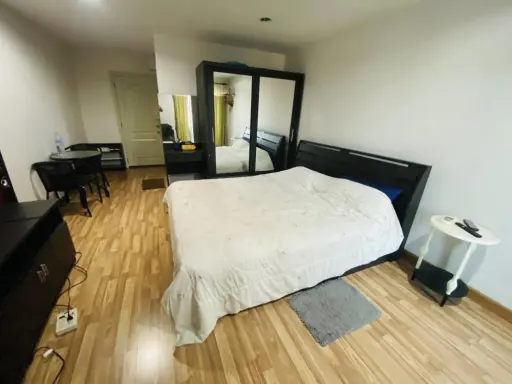 For rent: Regent Home 12 Lat Phrao 41, ready to move in, has a large bed, very comfortable to sleep in, complete, all in one place, book now!