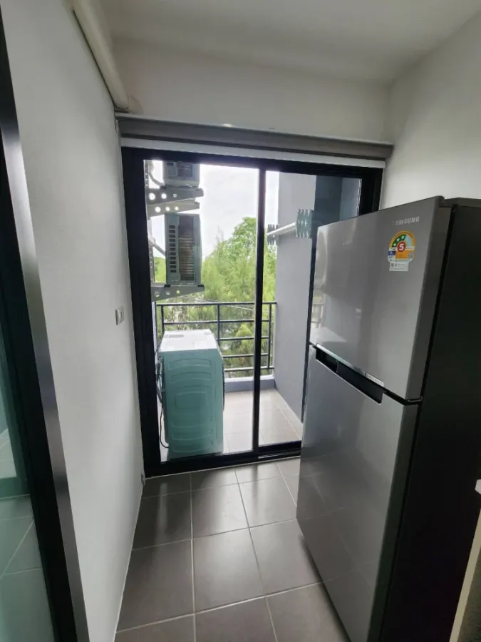 For rent!! The Unite Condo On Nut-Pattanakarn 4th floor, corner room, beautifully decorated room, everything complete in one place, don't miss it!!
