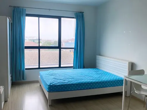Be You Condo for sale, Studio room, separate kitchen, furnished + electrical appliances, ready to reserve now.