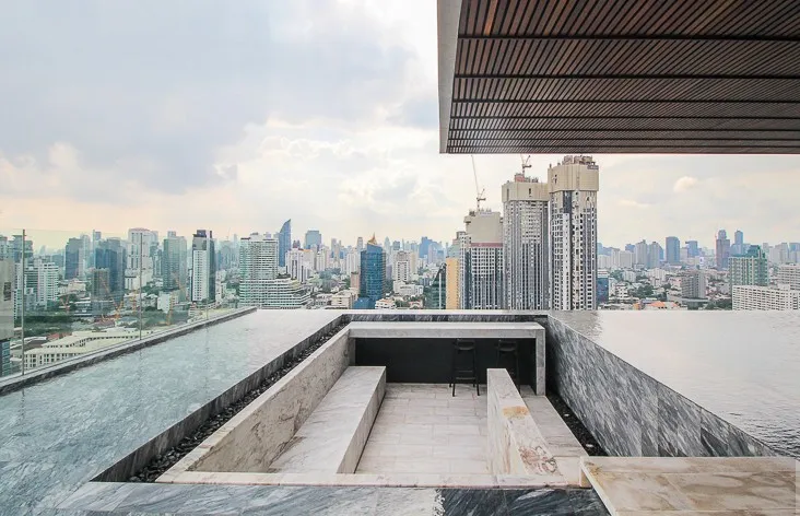 ให้เช่า The FINE Bangkok Thonglor-Ekamai ชั้น 10 แต่งครบ พร้อมอยู่ จองเลย