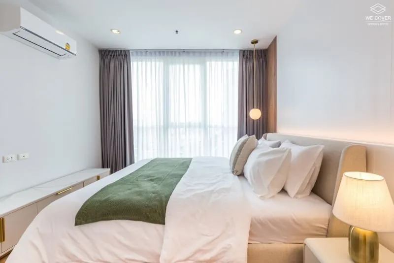 Condo for rent, The Complete Narathiwat, high floor, beautiful view, decorated in Modern style, don't miss it.