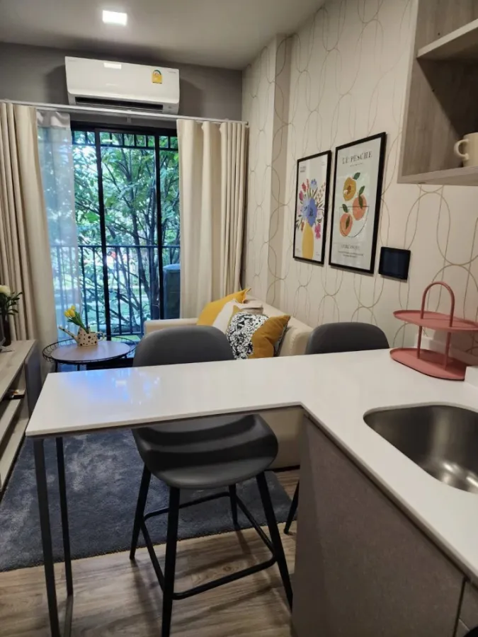 ให้เช่า Kave Mutant Salaya​ Condo ห้อง 1 bedroom Extra ตกแต่ง บิ้วท์อินครบ รีบมาจองเลย