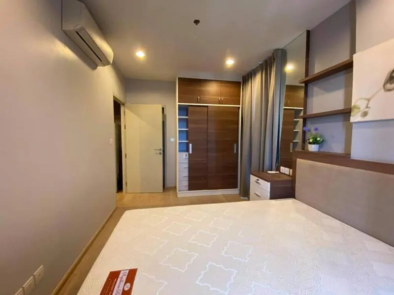 For rent, Ideo Q Ratchathewi, the most beautiful room, 2 bedrooms, fully furnished, good view, central area, very good, book now, hurry up