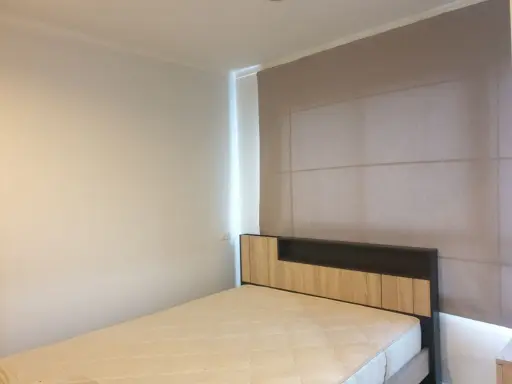 For rent, Lumpini Place Srinakarin-Huamark Station, room partition With furniture, electrical appliances, book now