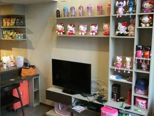For rent Onyx Phahonyothin, 1 bedroom, 46 sqm, 15th floor, high floor, good view, cute room like this, you need to hurry up.