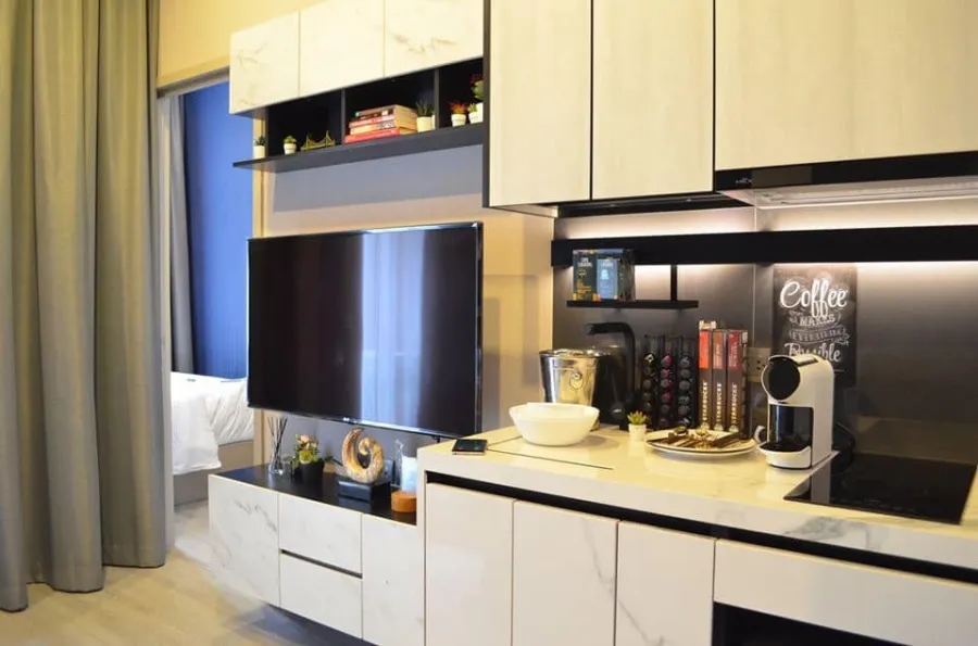 ให้เช่า คอนโด The Line Sukhumvit 101 ชั้น 31 วิวแม่น้ำสุดปัง ห้องตกแต่งเรียบหรู เฟอร์ครบ จบที่เดียว
