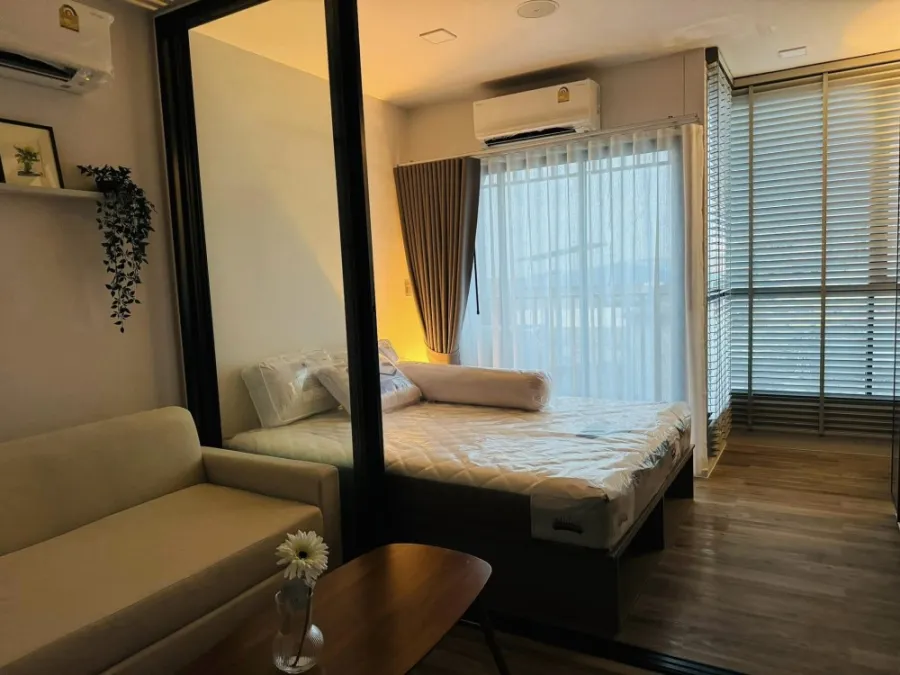 Condo for rent, Cave Salaya, divided into proportions, nice to sleep, well decorated. Don't just look, hurry and reserve now.