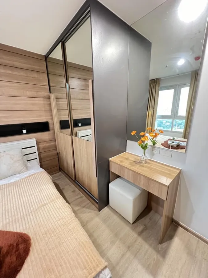 For rent, Rich Park @ Chao Phraya, 9th floor, beautiful room, fully decorated, ready to move in, just bring your bags, don't miss it.