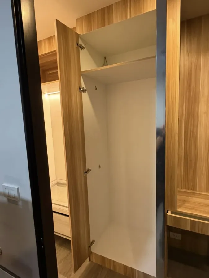 For rent: Studio room at THE ORIGIN Sukhumvit Sailuat E22 Station. Fully furnished, ready to move in.