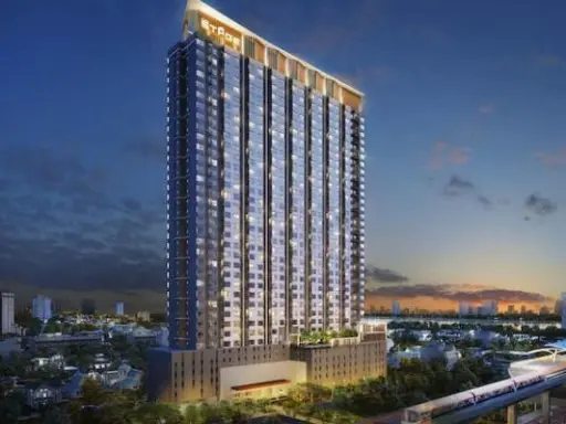 For rent, The Stage Tao Poon Interchange, 30th floor room, river view, wide space, comfortable, can't miss it!