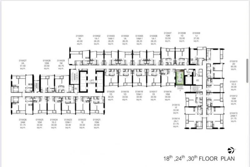 Condo for sale - The Line Phahon - Pradipat, very good value with many amenities, book now, don't wait.