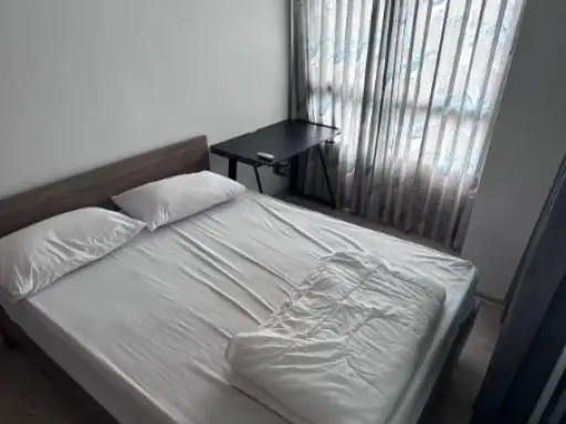 For sale or rent: Zelle Plus Talat Phlu Station, north-facing room, great location, fully furnished. Don't miss out on this great deal! images