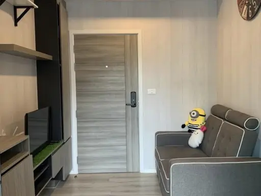 Condo for sale, Notting Hill Sukhumvit 105, simple decorated room, nice to live in, complete set of electrical appliances, don't miss it.