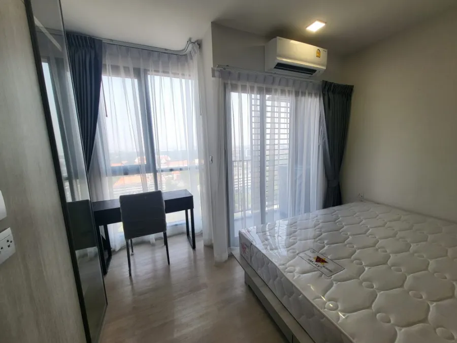For rent, Modiz Launch Rangsit, 23rd floor, fully furnished room. Ready to move in immediately. Hurry up to reserve now.