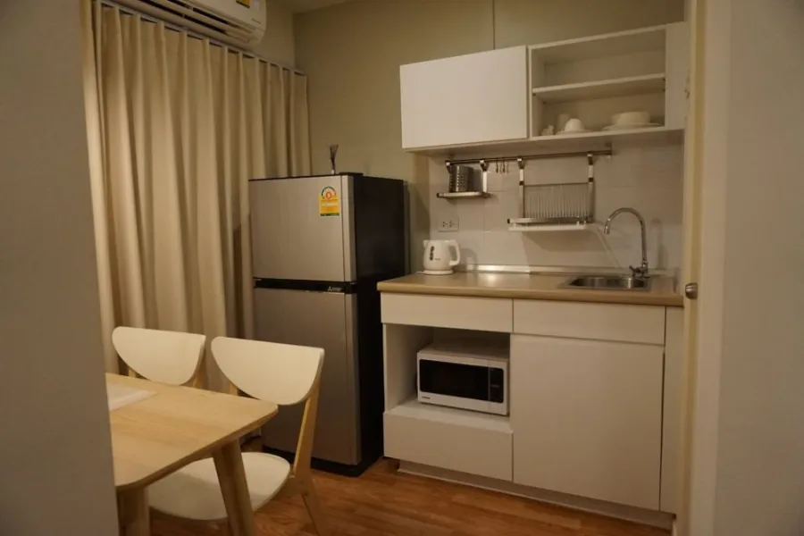 Condo for rent, Lumpini Place Rama 4-Ratchadaphisek, next to MRT, 5th floor, fully furnished, don't wait, book now!!