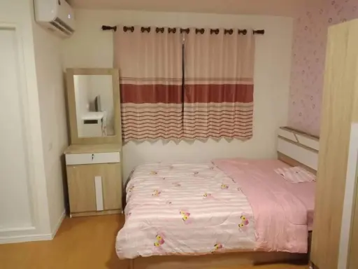 Condo for sale at Lumpini Township Rangsit Khlong 1 room with good wallpaper, affordable price, complete in one place images