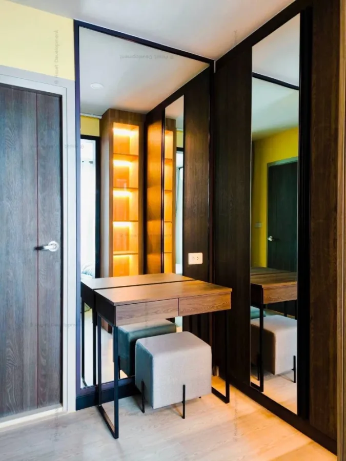 ให้เช่า Nue Cross Khu Khot Station แต่ง Build In Luxury style แต่งสวย function เพียบ จองเลย