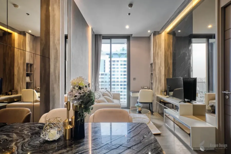 ขาย The Esse at Singha Complex ชั้น 31 วิวสวน ห้องสวย มาพร้อมการตกแต่งที่ครบครัน จองเลย