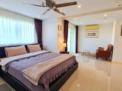 ให้เช่า พอชแลนด์ 2 จอมเทียน รีสอร์ท ขนาด 95 ตร.ม. กว้างมากๆ ห้องมุม มี walk-in closet วิวร่มรื่นมากๆ แบบนี้ต้องจอง