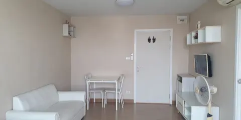 For Rent Plum Condo พหลโยธิน 89 ชั้น 7 ห้อง STUDIO ตกแต่งด้วยเฟอร์สีขาว สบายตา ห้ามพลาด