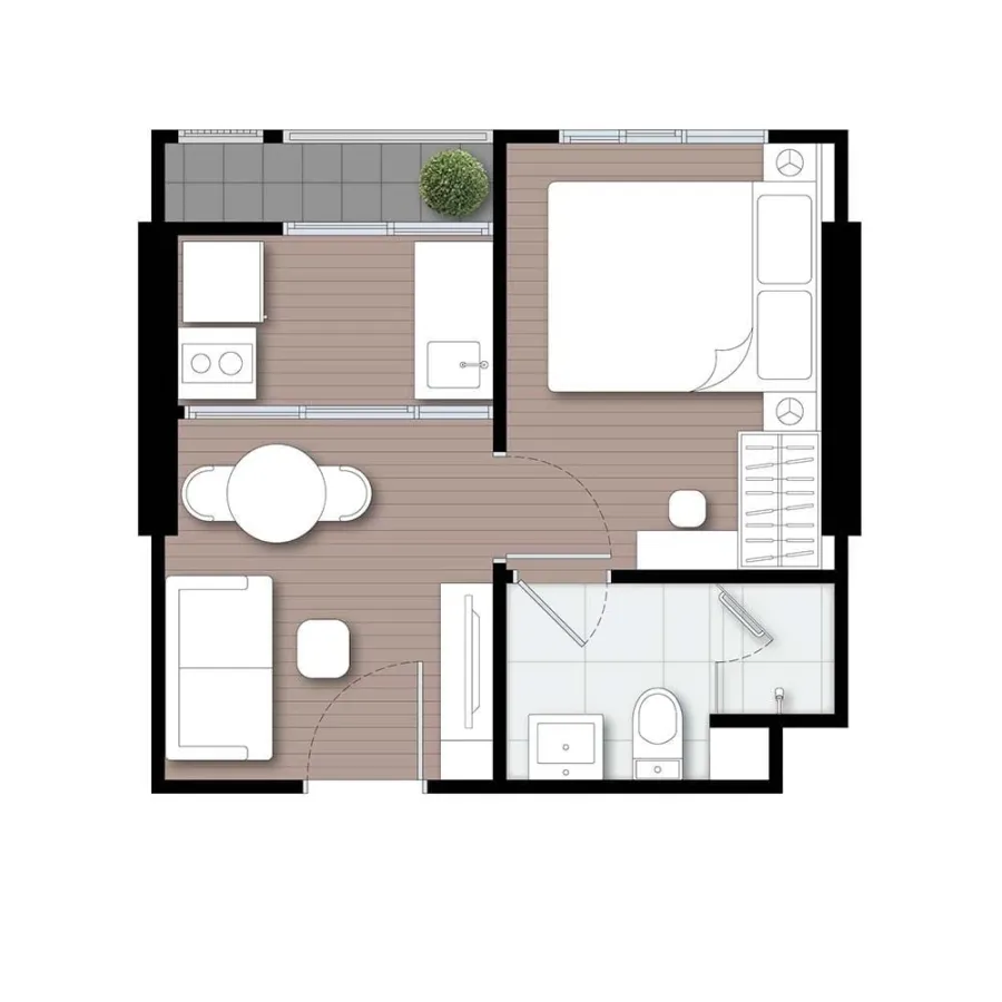 ให้เช่า Nue Connex Condo Don Mueang ชั้น 11 โครงการดี พร้อม Fully Furnished สนใจจองเลย