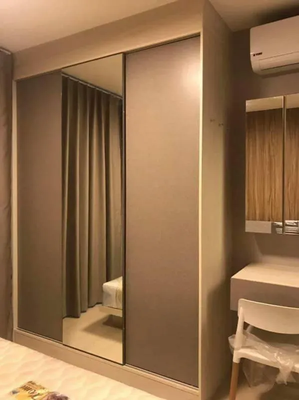 For sale คอนโดพร้อมอยู่ ตกเเต่งเฟอร์ครบ ทำเลดีมาก ใกล้ MRT บางเเค The niche id bangkhae