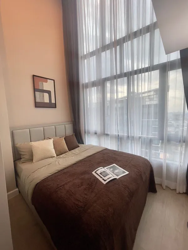 For rent Metro Sky ประชาชื่น ห้องพร้อมอยุ่ เฟอร์นิเจอร์ครบ พร้อมลากกระเป๋าห้องอยู่ได้เลย อย่าช้า