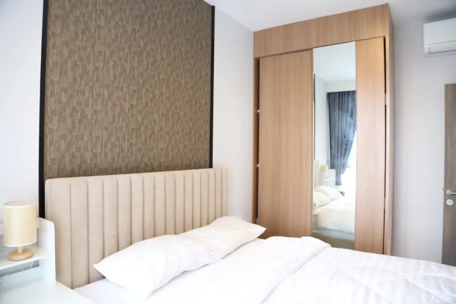 Condo for rent, ideo mobi Asok, elegantly decorated room, looks expensive, inside a good built-in Don't be afraid to look. Hurry up to reserve.