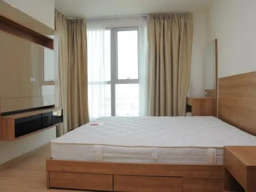 ให้เช่า!! คอนโด ริทึ่ม สุขุมวิท 50 ชั้นสูง (ชั้น32) วิวสวย ห้องตบแต่งเฟอร์ครบ พร้อมอยู่ ห้ามพลาด!!