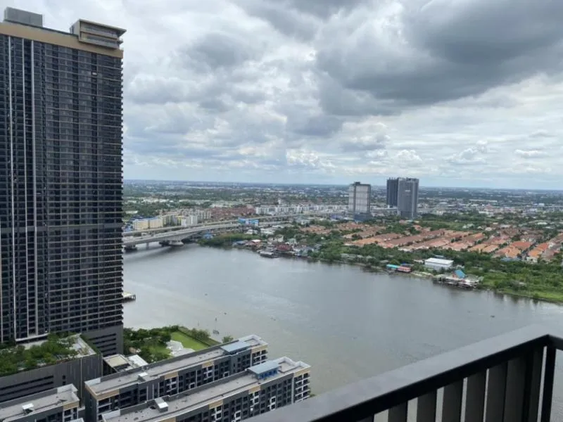 Woww ขายดาวน์คอนโด THE POLITAN AQUA 1ห้องนอน ชั้น34 ขนาด29ตรม. เห็นวิวฝั่งส่วนกลาง ห้องริมสุดทำเลดี