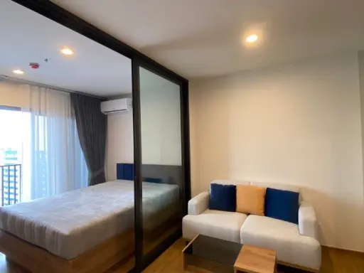 ให้เช่า The Line Vibe ชั้น 23 วิวสวน ทิศเหนือ ห้องกั้น มาพร้อมการตกแต่งที่ครบครัน จองเลย ด่วนๆ