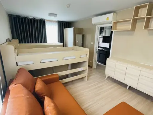 Plum Condo Paholyothin 89 for rent, 5th floor, corner room, fully furnished, nice to live in, reserve now, hurry!