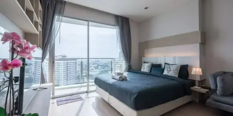 ให้เช่า คอนโด Sky Walk & Weltz Residence ชั้น 19 วิวสวย ห้องตกแต่งโทนสีสบายตา จองก่อนได้ก่อนน้าา