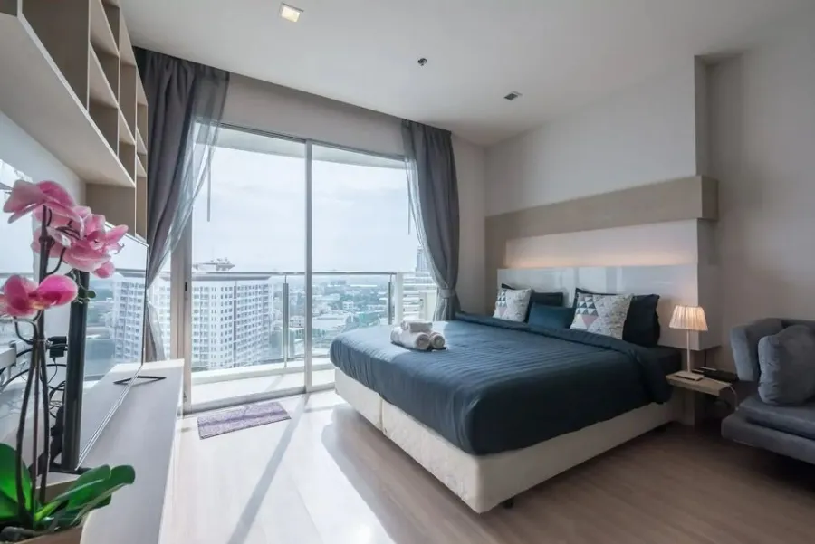 ให้เช่า คอนโด Sky Walk & Weltz Residence ชั้น 19 วิวสวย ห้องตกแต่งโทนสีสบายตา จองก่อนได้ก่อนน้าา