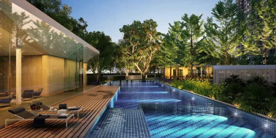 ขายดาวน์คอนโด Skyrise Avenue Sukhumvit 64 ห้องมุม กระจกโค้งห้องนอนใหญ่ วิวแม่น้ำบางกระเจ้า จองเลย